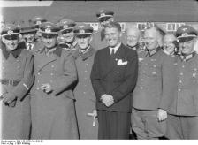 Wernher von Braun and Walter Dornberger, Peenemünde, 1941